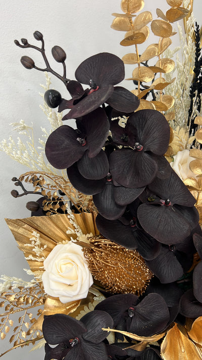 Shadow bloom floral arrangement - Luscious Homewares