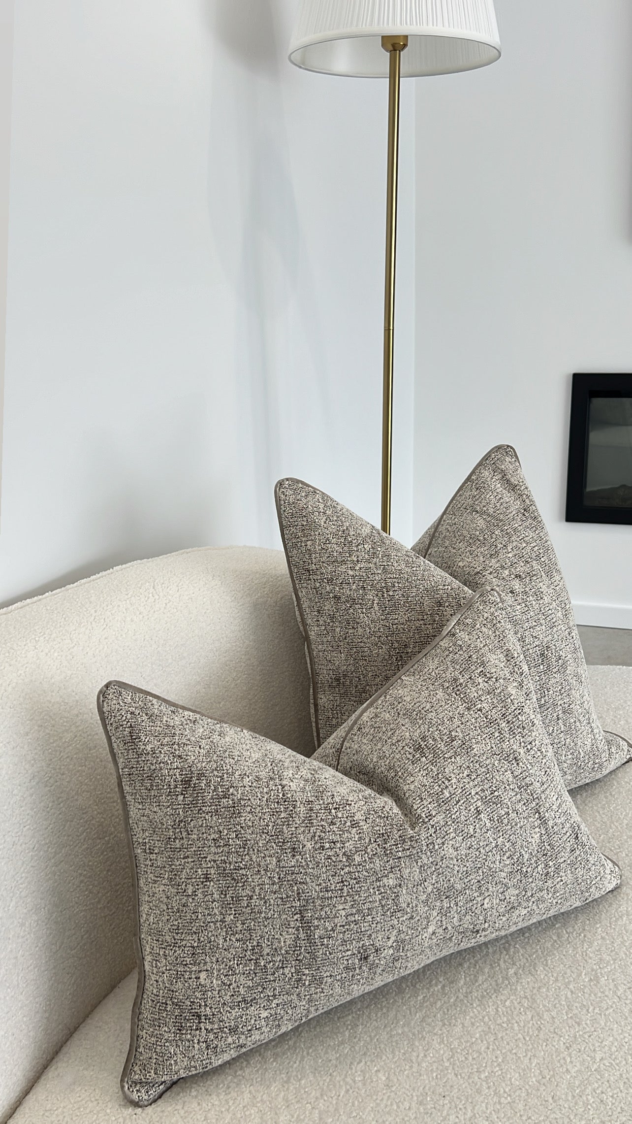 Solace natural cushion - Luscious Homewares