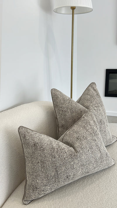 Solace natural cushion - Luscious Homewares