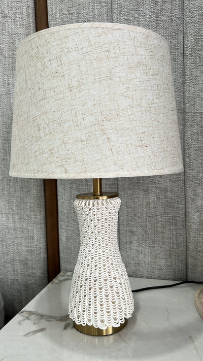 Cala 3d ceramic table Lamp - Luscious Homewares