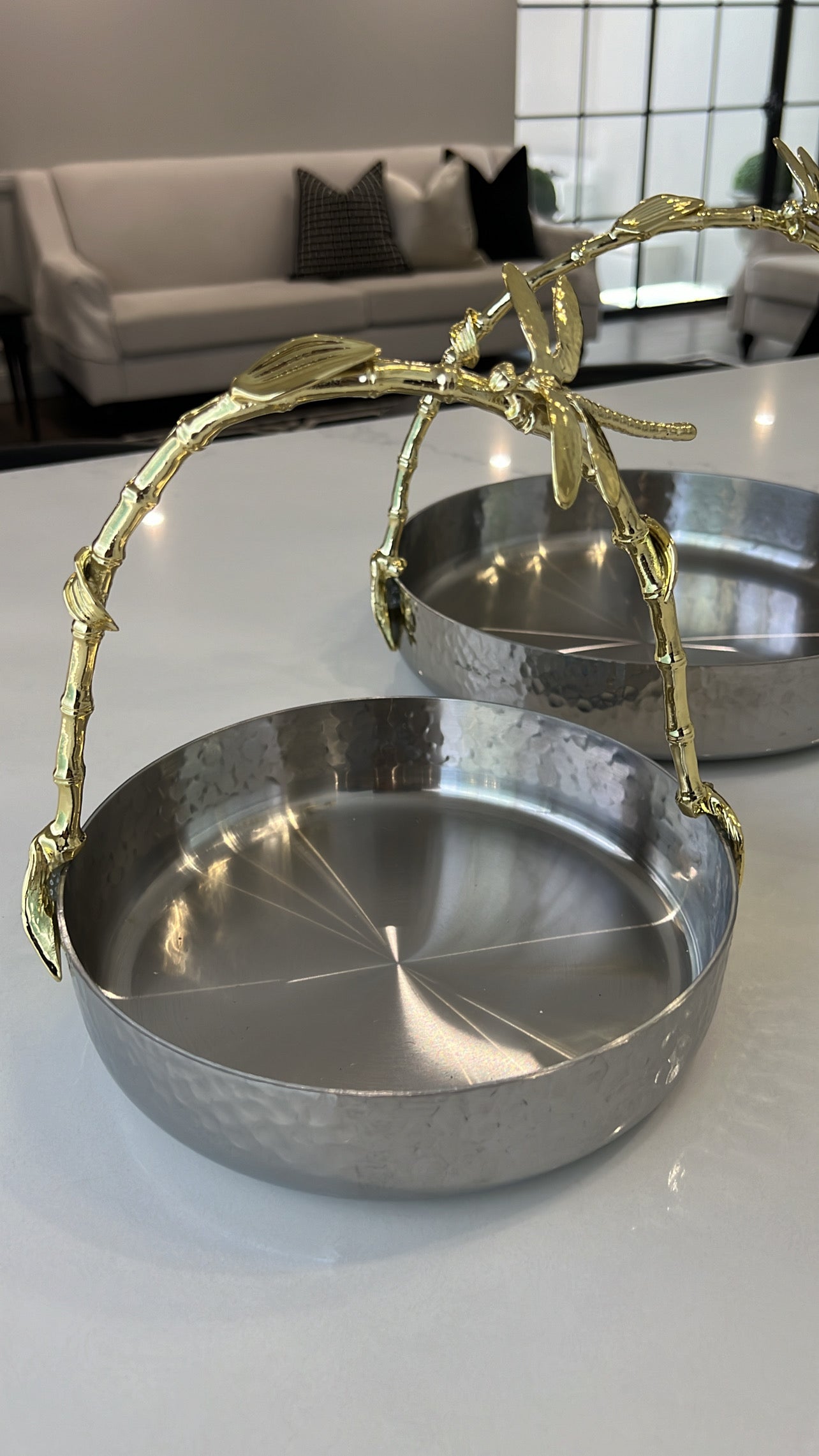 Dragonfly serving / decorative handle tray - Luscious Homewares