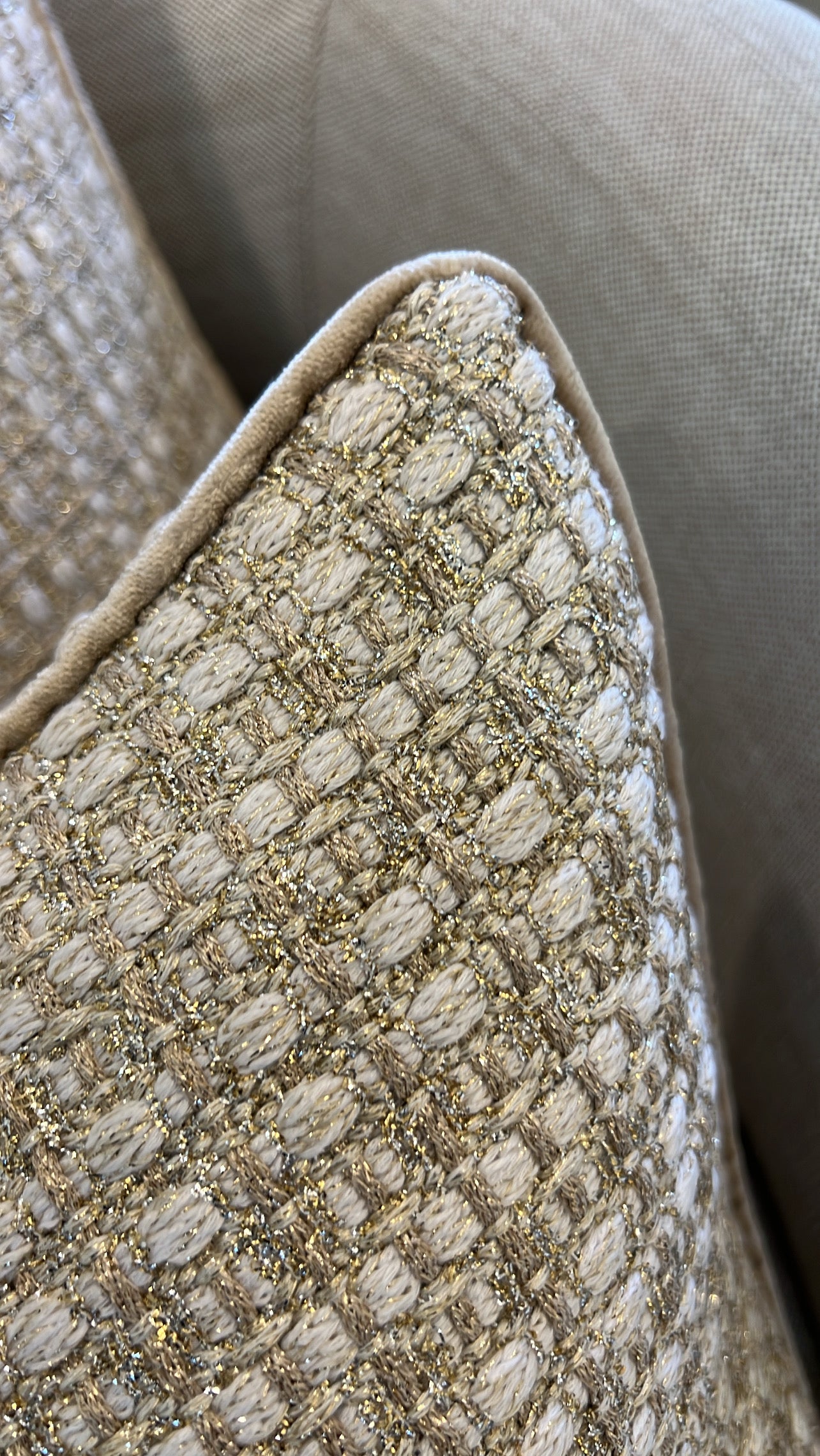 Ayala shimmer Cushion - Luscious Homewares