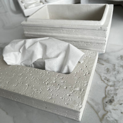 Illusion Stone tissue box - Luscious Homewares