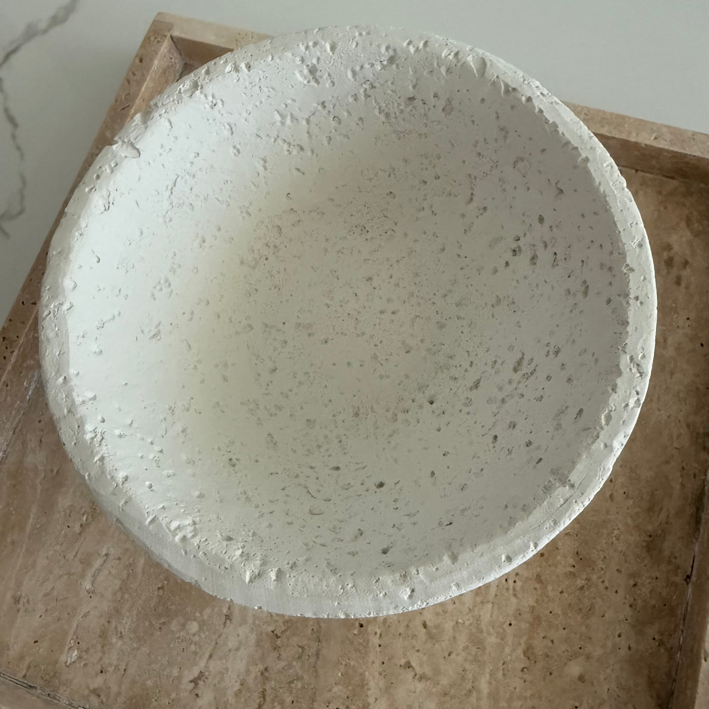 Petite Stone footed bowl - Luscious Homewares