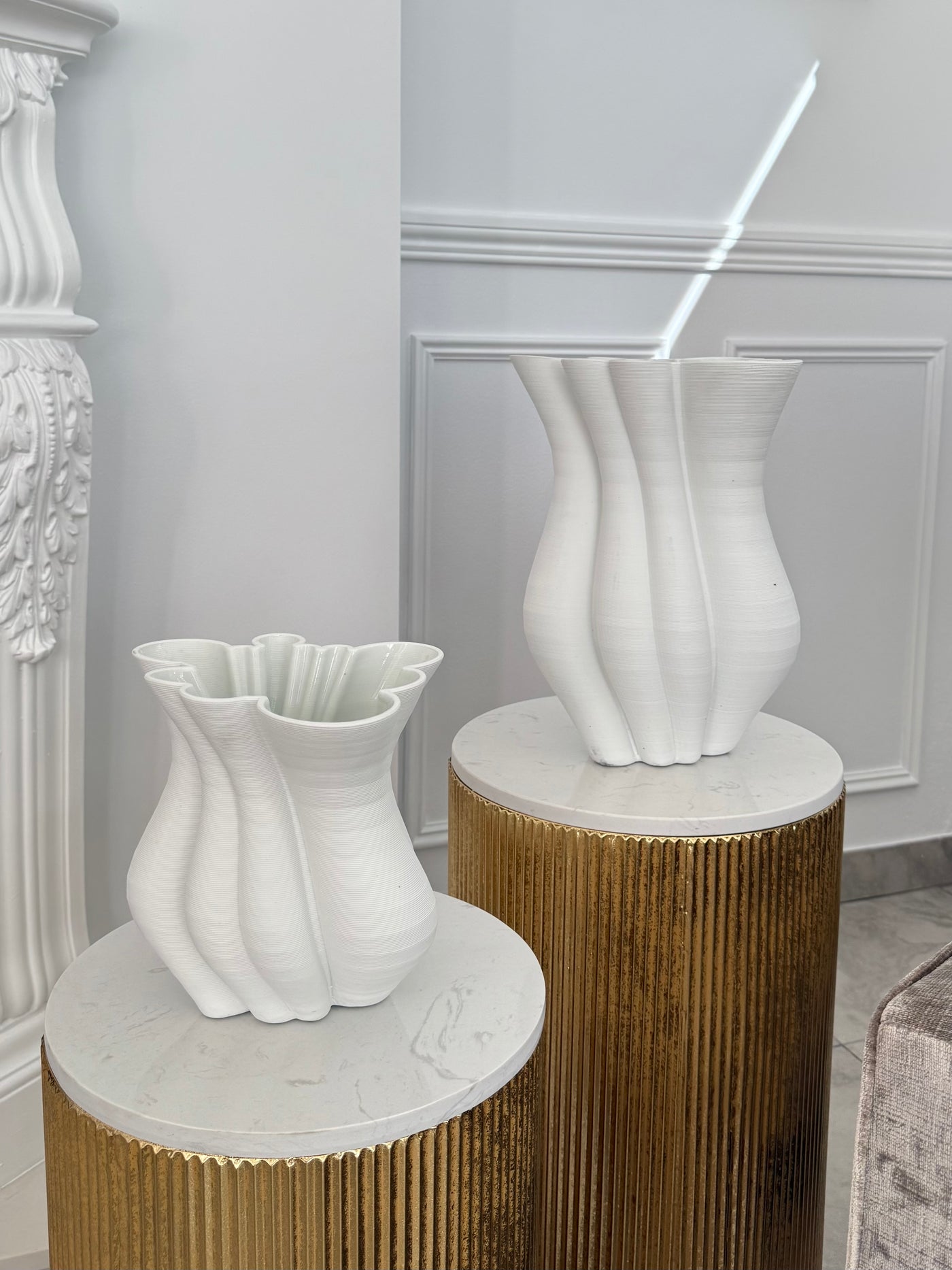 Taylor 3d ceramic vase - Luscious Homewares