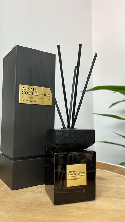 Luxury glass diffuser red teak scent 200ml - Luscious Homewares
