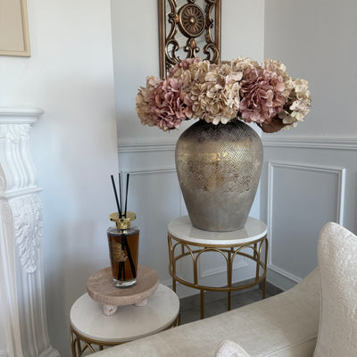 Natural Hydrangea soft touch artificial stem