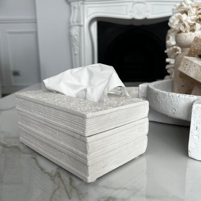 Illusion Stone tissue box - Luscious Homewares