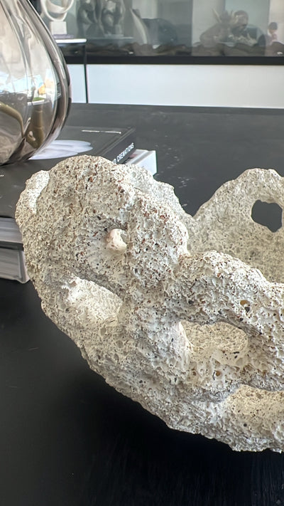 Coral fossil sandstone bowl - Luscious Homewares
