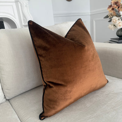 Royal luxe caramel cushion