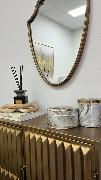 Marble swirl Jar - Luscious Homewares