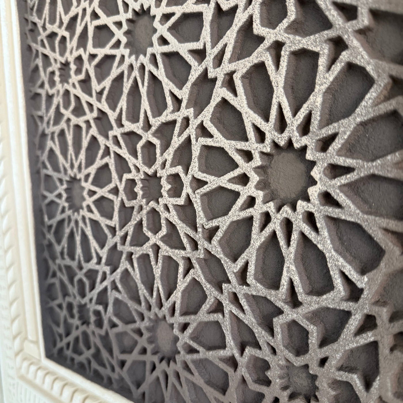 Moroccan style wall frame stone effect