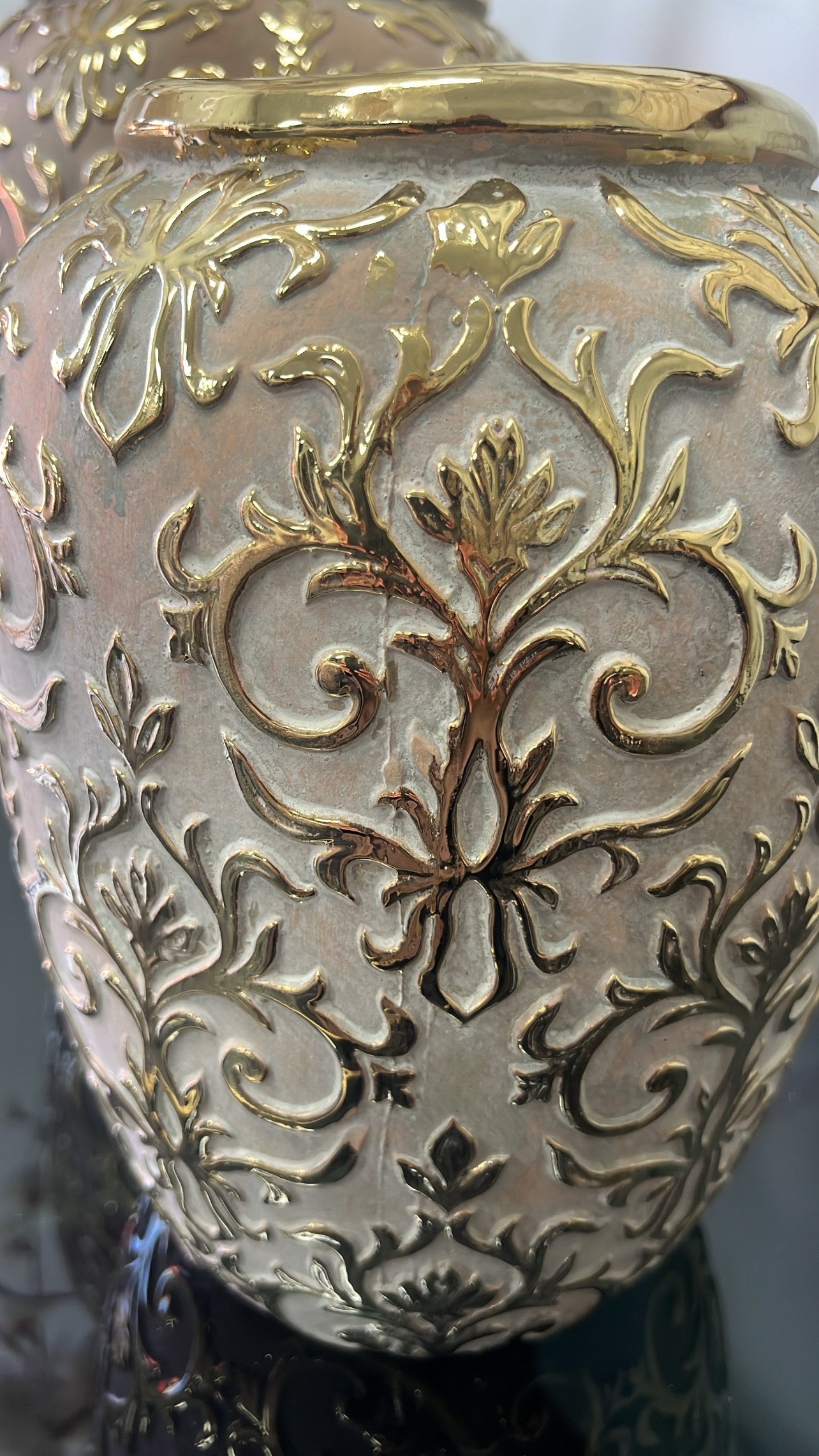 Luxe Fleur gold vase - Luscious Homewares