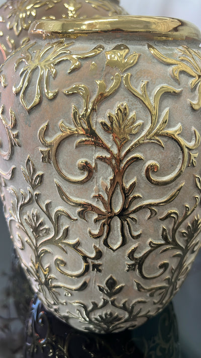 Luxe Fleur gold vase - Luscious Homewares
