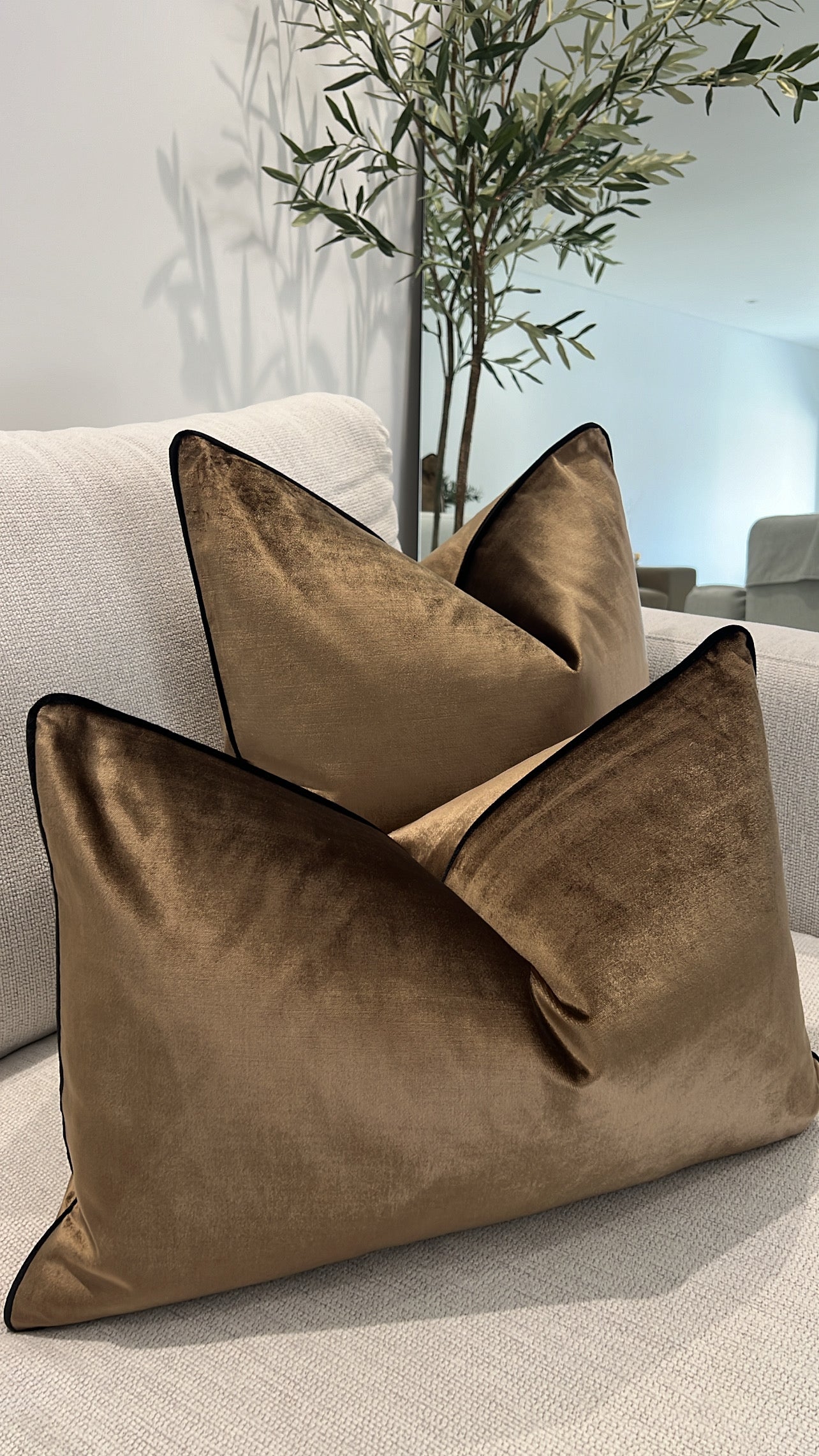 Royal luxe bronze cushion - Luscious Homewares