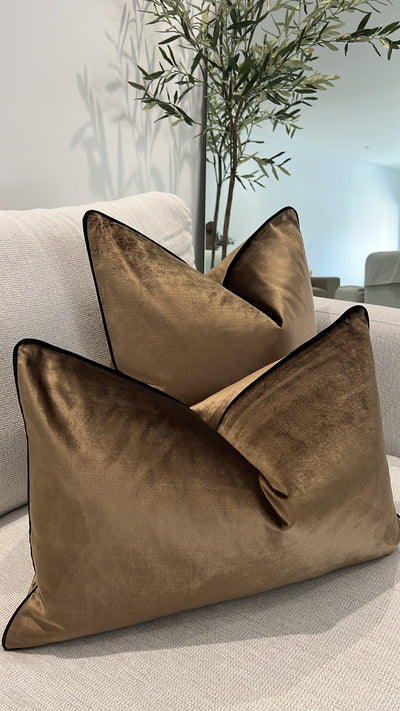 Royal luxe bronze cushion - Luscious Homewares