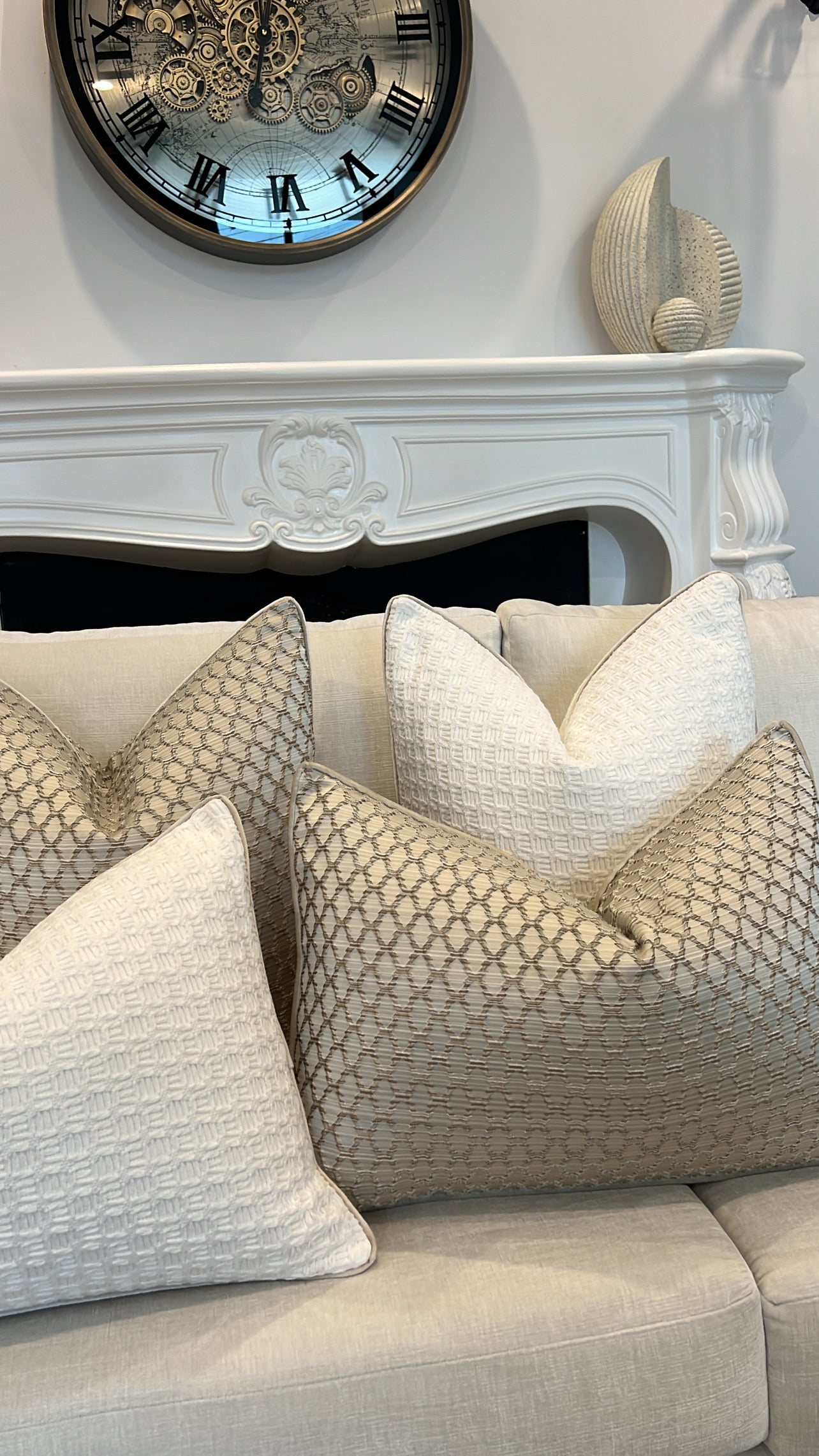Ourania woven cushion - Luscious Homewares