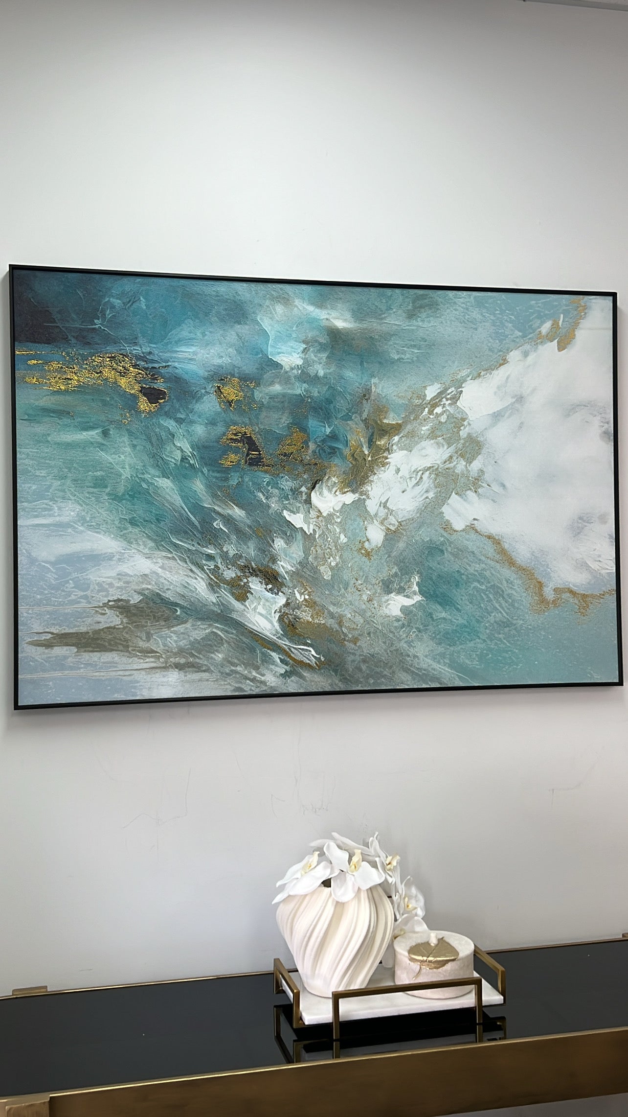 Arctic sea wall art frame - Luscious Homewares