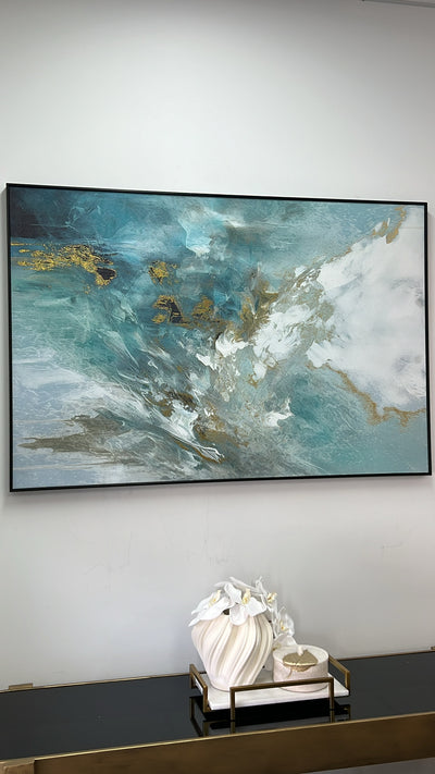 Arctic sea wall art frame - Luscious Homewares