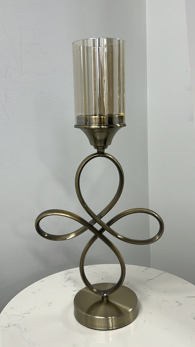 Charlene bronze Candle holder - Luscious Homewares