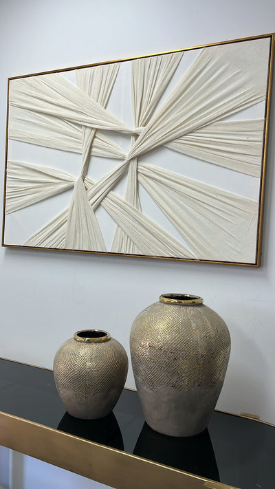 Luxe Mesh gold vase - Luscious Homewares