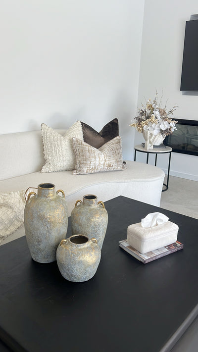 Dante ivory cushion - Luscious Homewares
