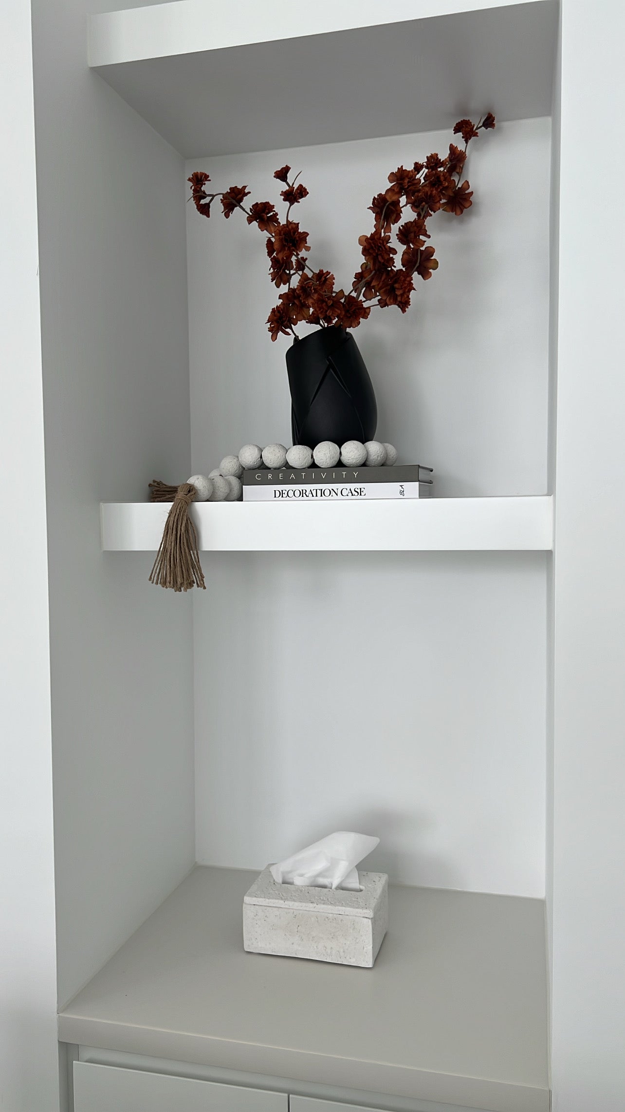 Stone plain tissue box - Luscious Homewares