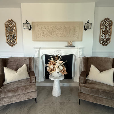Mashallah La Quwwata Illa Billah "ماشاء الله لا قوة إلا بالله" calligraphy Canvas frame