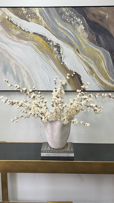 Wave stoneware vase - Luscious Homewares