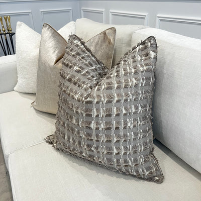 Dante taupe cushion