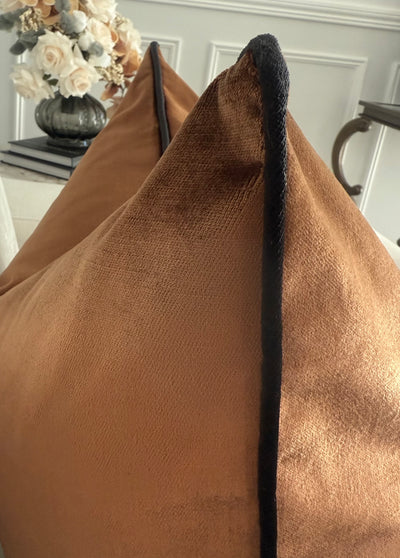 Royal luxe caramel cushion
