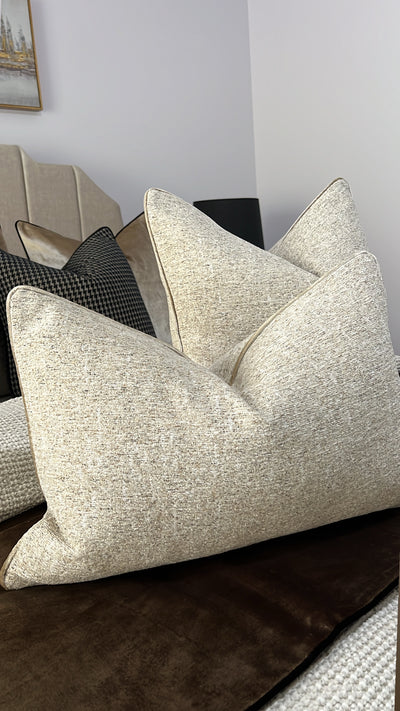 Oat cushion - Luscious Homewares