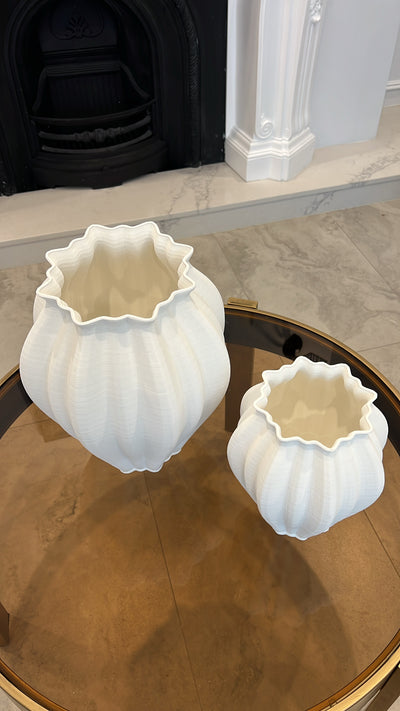 Lujayna ceramic 3d digital vase - Luscious Homewares