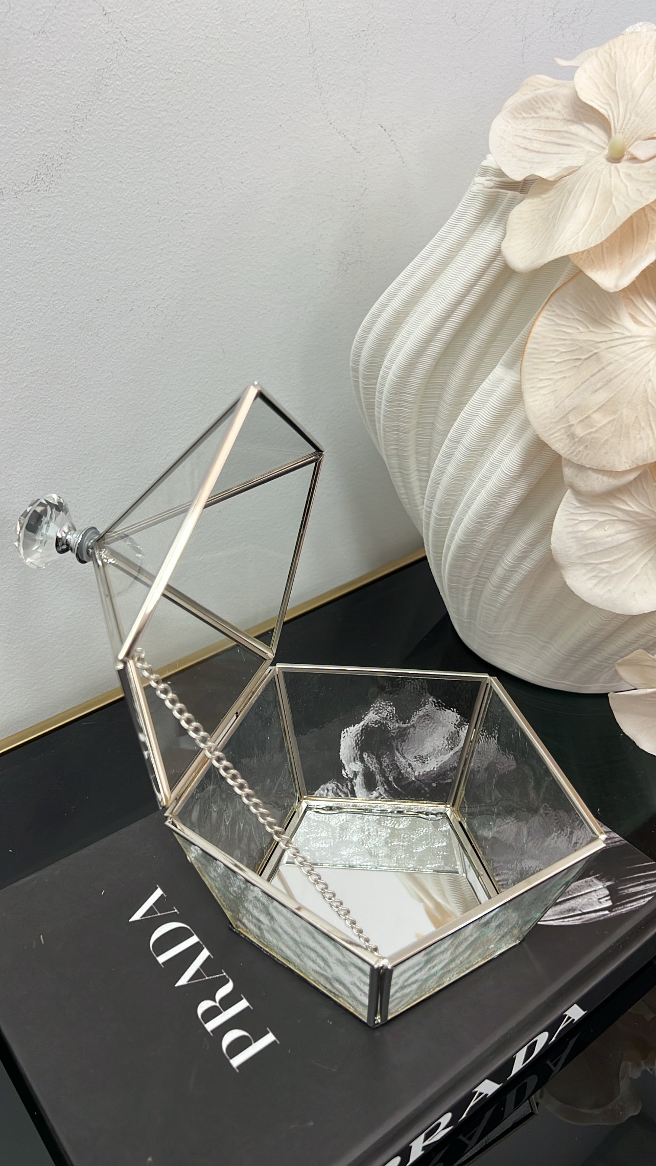 Naya silver box / serving - Luscious Homewares