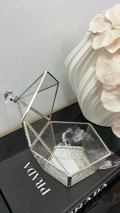 Naya silver box / serving - Luscious Homewares