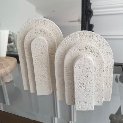 Terra Stone arch sculpture - Luscious Homewares