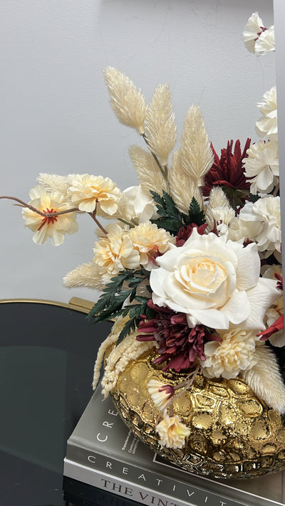 Radiant bloom floral arrangement - Luscious Homewares