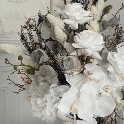 Silver blooms Floral Arrangement