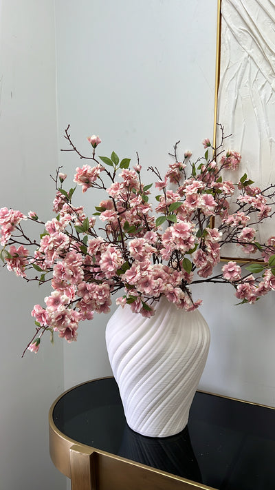 Blush pink floral Cherry blossom 110cm stem - Luscious Homewares