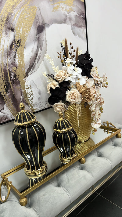 Liberty Tray Gold large - Luscious Homewares