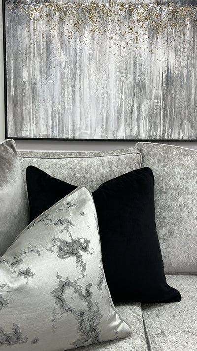 Belmond silver cushion - Luscious Homewares