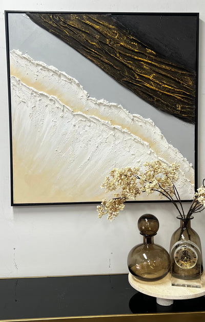 Moonlit Wall art black frame - Luscious Homewares
