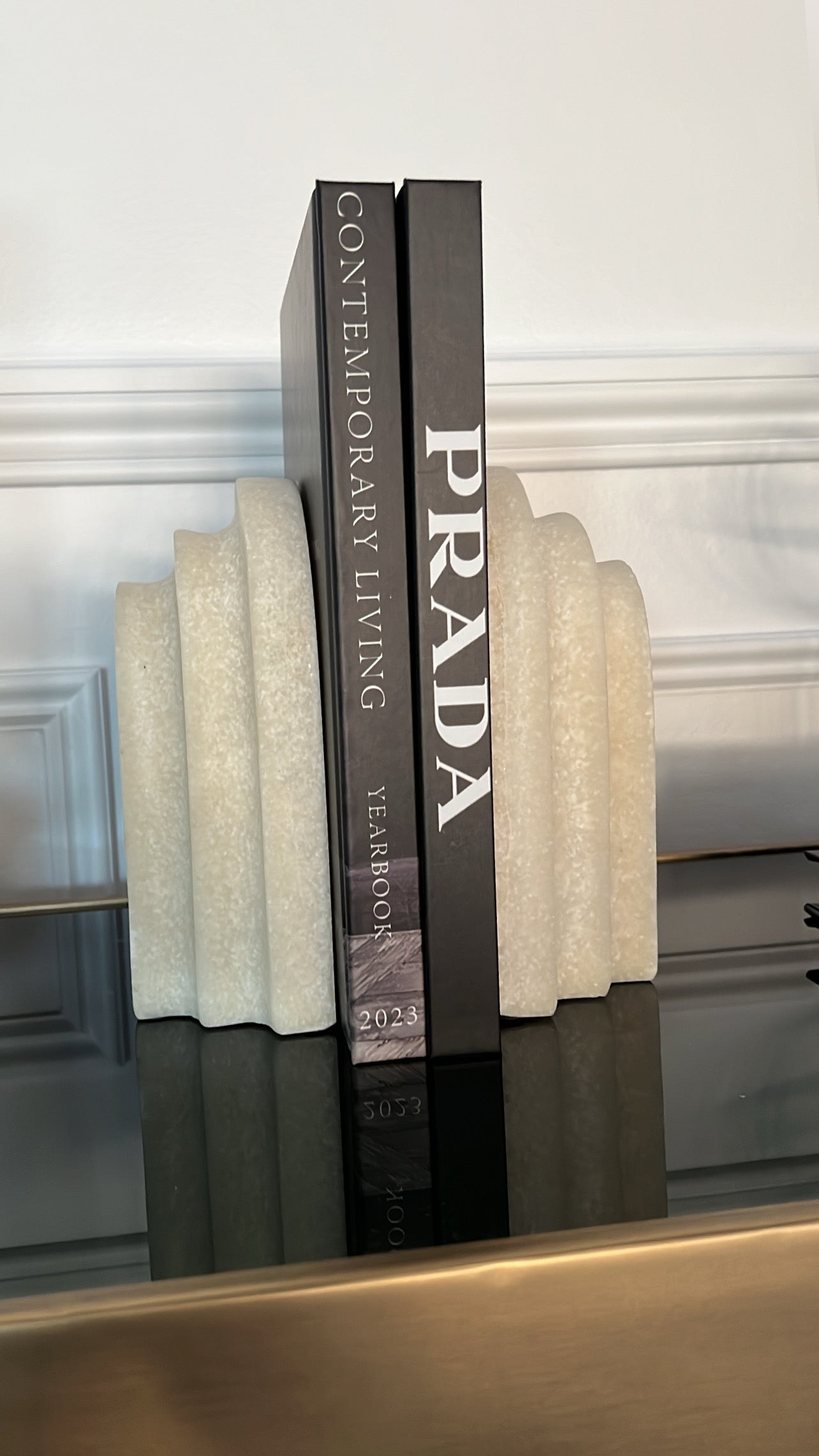 Marble effect Bookends - Luscious Homewares