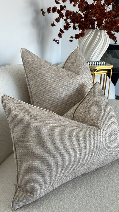 Celestial Echo neutral cushion - Luscious Homewares