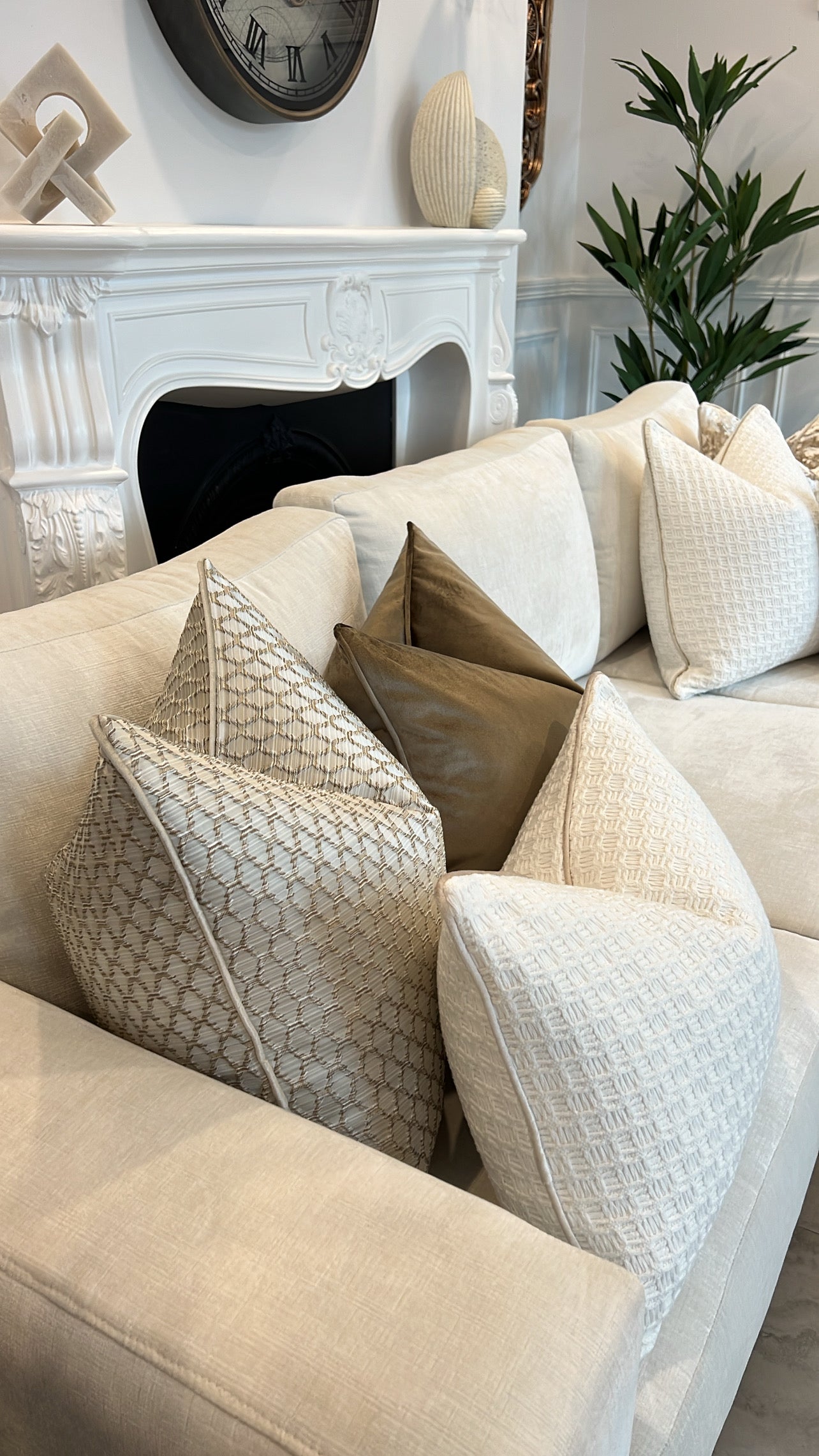 Ourania woven cushion - Luscious Homewares