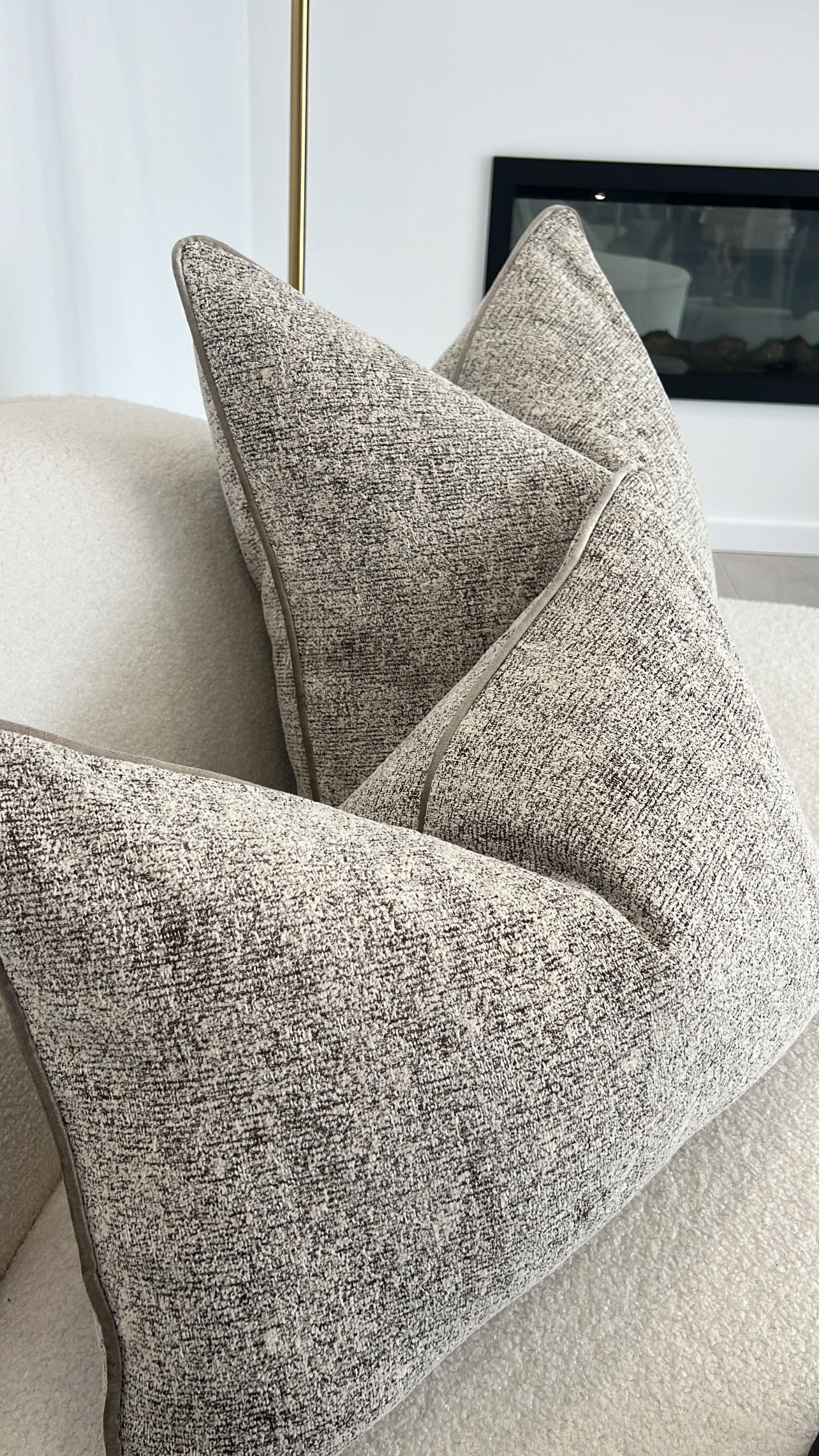 Solace natural cushion - Luscious Homewares