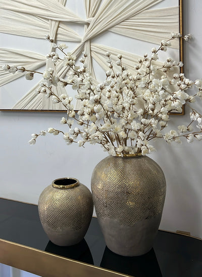 Luxe Mesh gold vase - Luscious Homewares