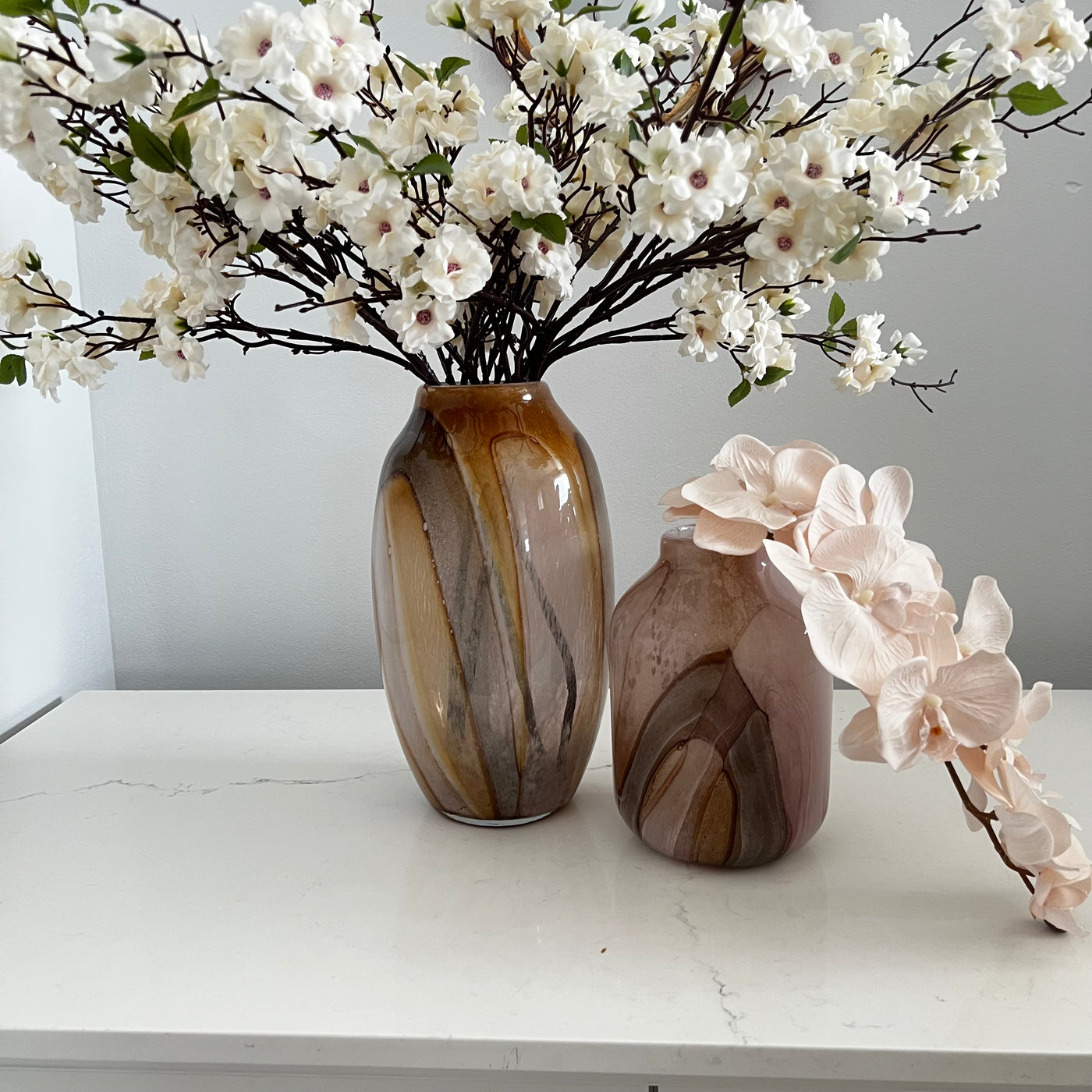 Poppy Glass vase - Luscious Homewares