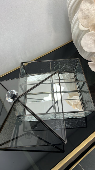 Naya black compartment box / serving - Luscious Homewares
