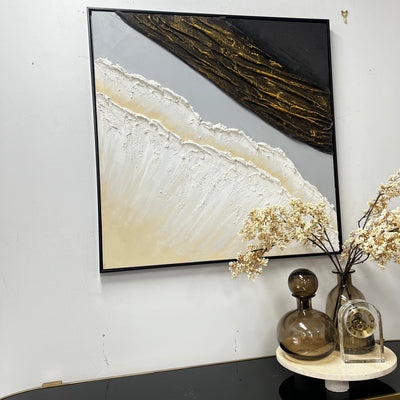 Moonlit Wall art black frame - Luscious Homewares